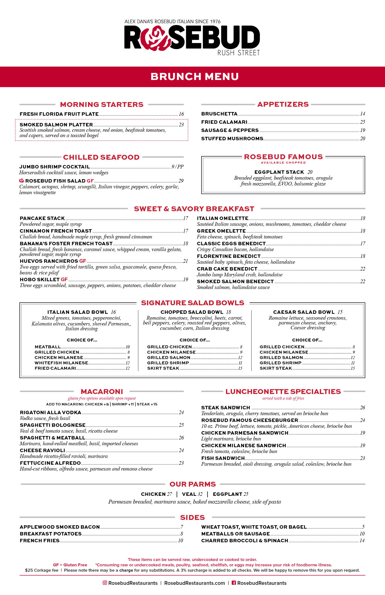 10.9 rosebud rush brunch