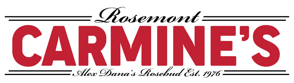 carmines rosemont logo black