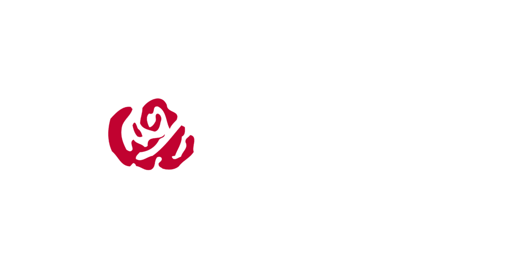 rosebud deerfield logo white