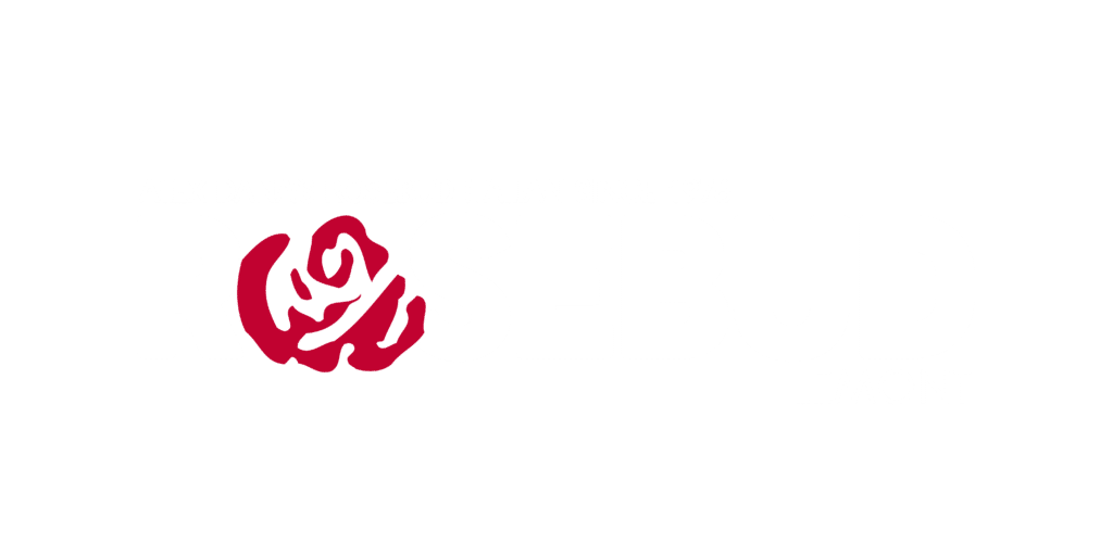rosebud lemont logo white