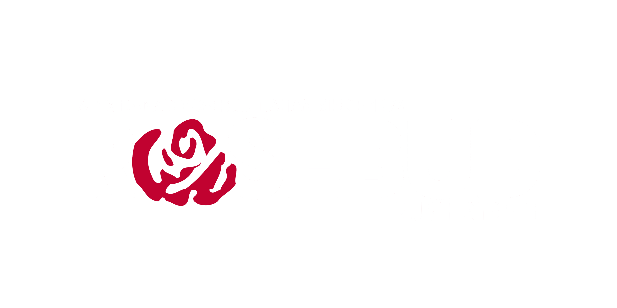 rosebud rush logo white